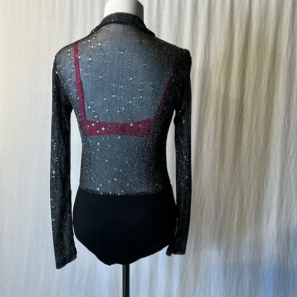 Black sparkly body suit - Picture 3 of 6